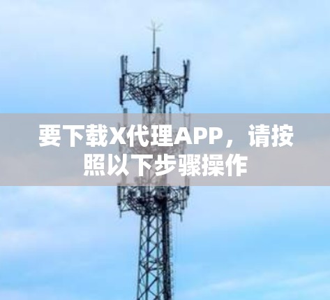 要下载X代理APP，请按照以下步骤操作