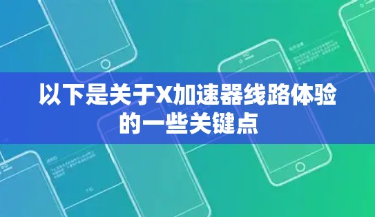 以下是关于X加速器线路体验的一些关键点