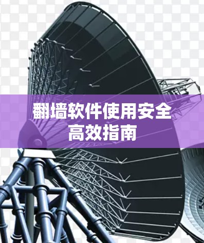 翻墙软件使用安全高效指南