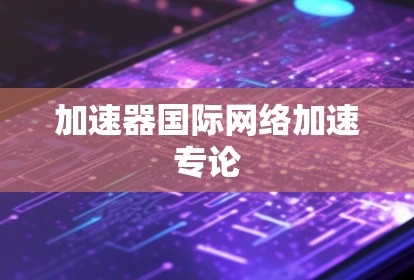 加速器国际网络加速专论 加速器国际网络加速专论