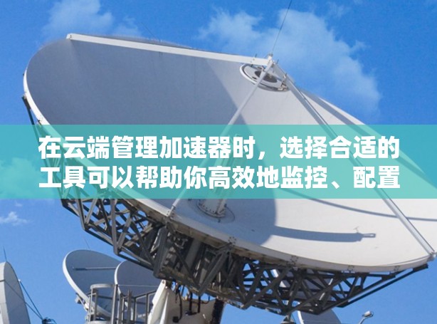 在云端管理加速器时，选择合适的工具可以帮助你高效地监控、配置和管理加速器服务。以下是一些常见的云端加速器管理工具和平台