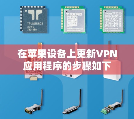 在苹果设备上更新VPN应用程序的步骤如下