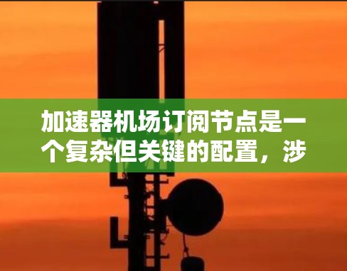 加速器机场订阅节点是一个复杂但关键的配置，涉及多个方面的考量。以下是对加速器机场订阅节点的详细分析和总结
