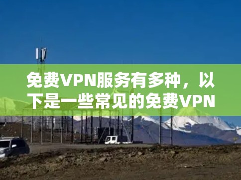 免费VPN服务有多种，以下是一些常见的免费VPN推荐，但请注意，免费VPN通常会有以下限制