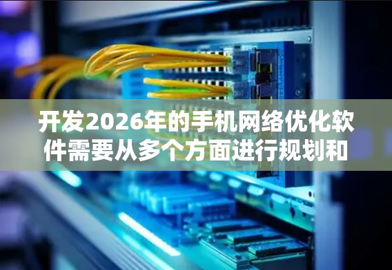 开发2026年的手机网络优化软件需要从多个方面进行规划和设计。以下是一个详细的步骤指南