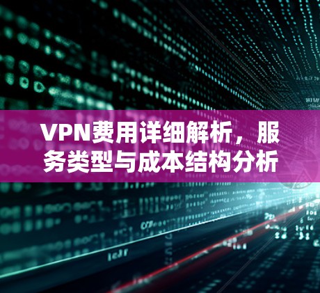 VPN费用详细解析，服务类型与成本结构分析