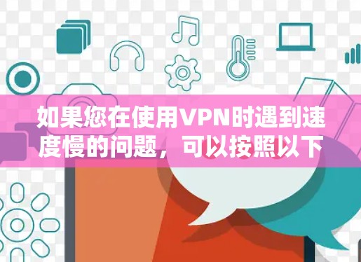 如果您在使用VPN时遇到速度慢的问题，可以按照以下步骤进行排查和解决