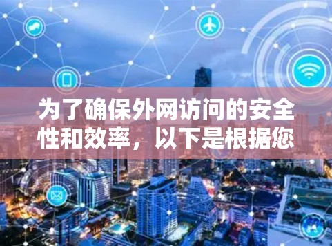 为了确保外网访问的安全性和效率，以下是根据您的需求整理的解决方案建议