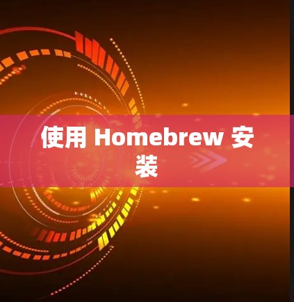 使用 Homebrew 安装